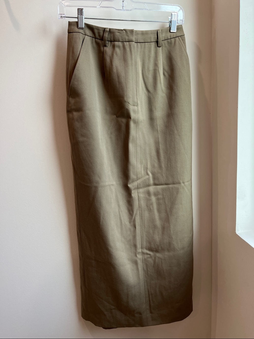 100% Wool Maxi Trouser/Column Skirt